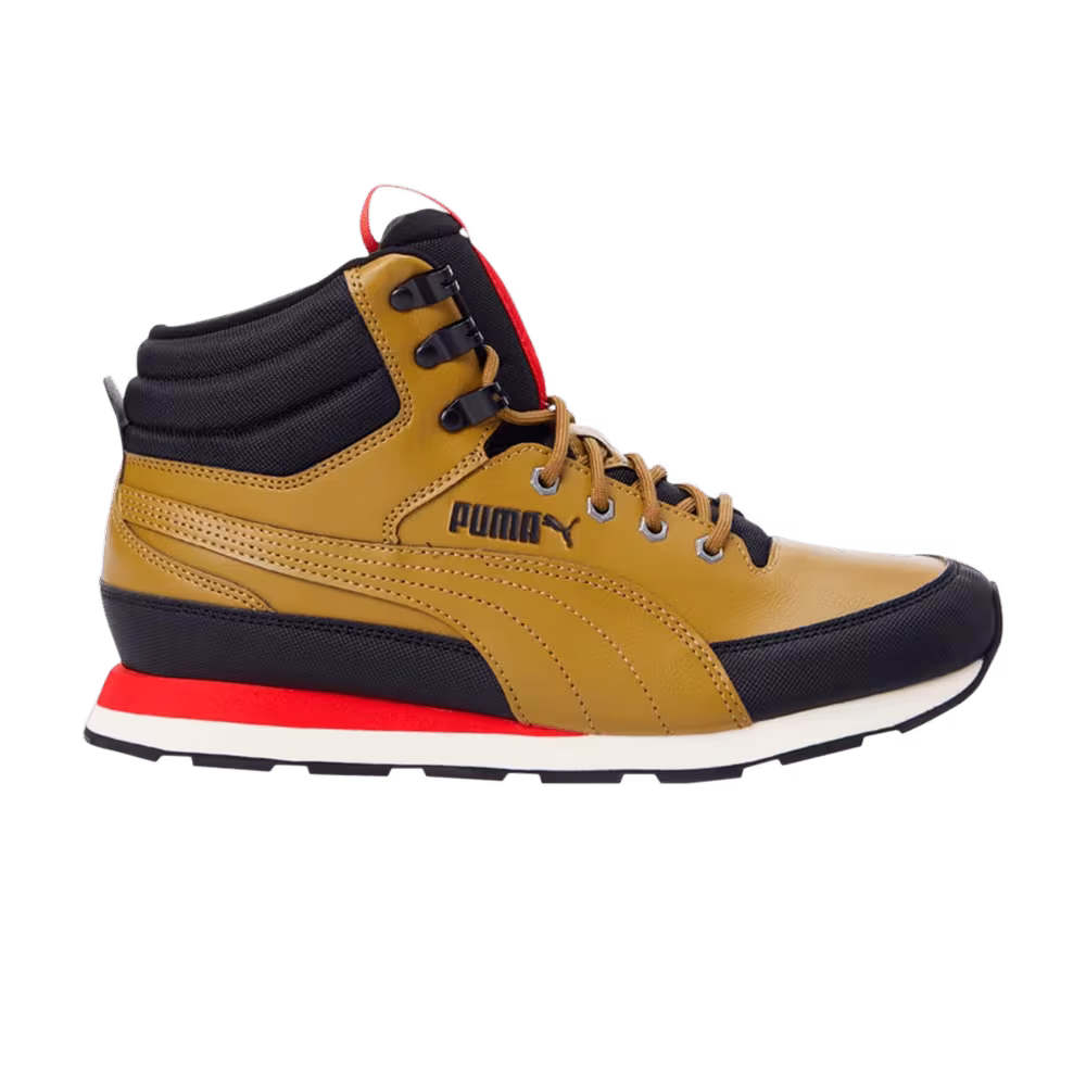 Puma Vista Mid Utility Moss Green High Risk Red