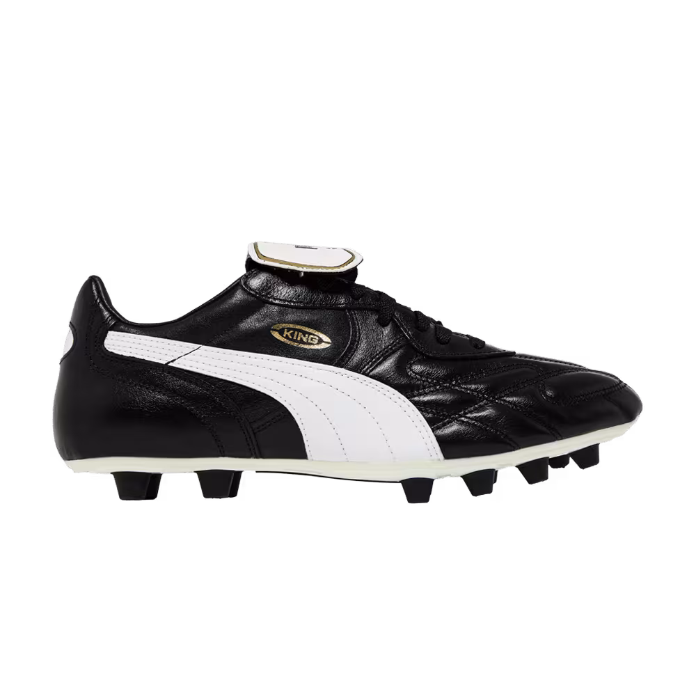 Puma King Top Di FG Black White