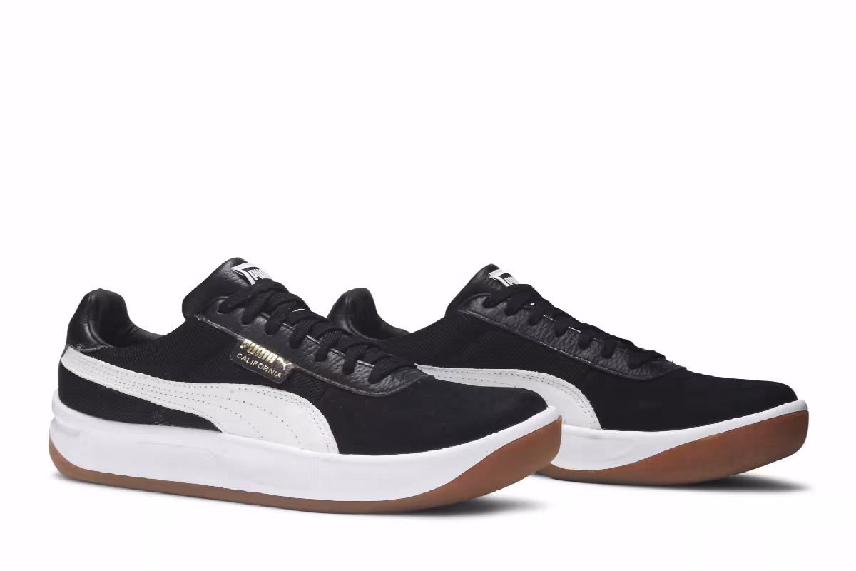 Puma California Casual Black Gum, view 9