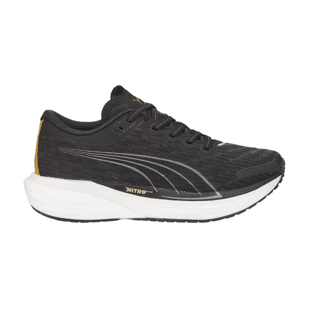 Puma Women's Deviate Nitro 2 Wide Black White