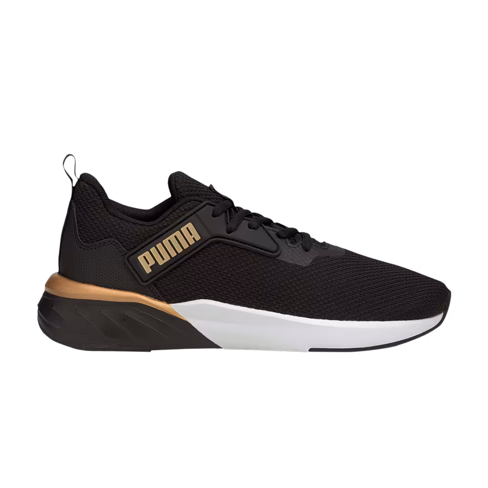 Puma Women's Erupter Black Team Gold