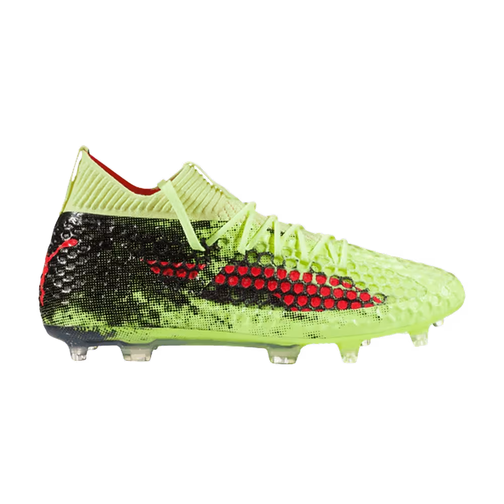 Puma Future 18.1 Netfit FG Fizzy Yellow Red Blast