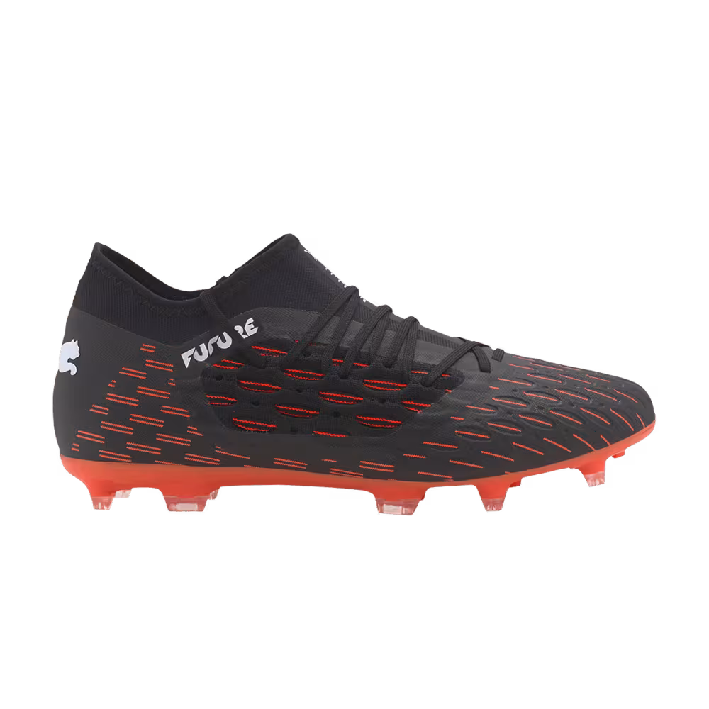 Puma Future 6.3 Netfit FG AG Black Shocking Orange