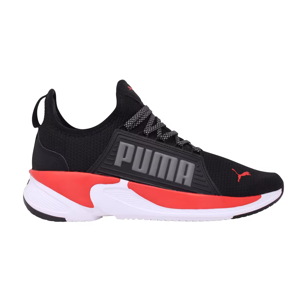 Puma Softride Premier Slip-On Black High Risk Red