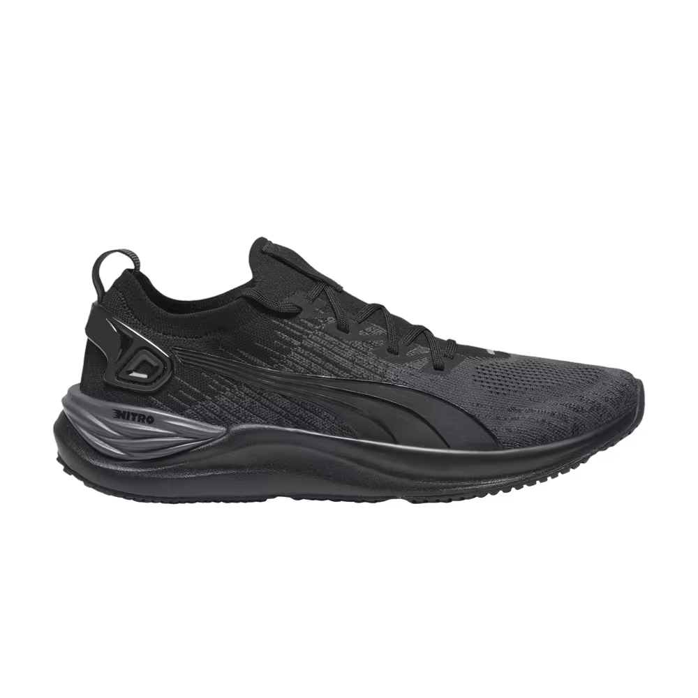 Puma Electrify Nitro 3 Knit Black Strong Grey