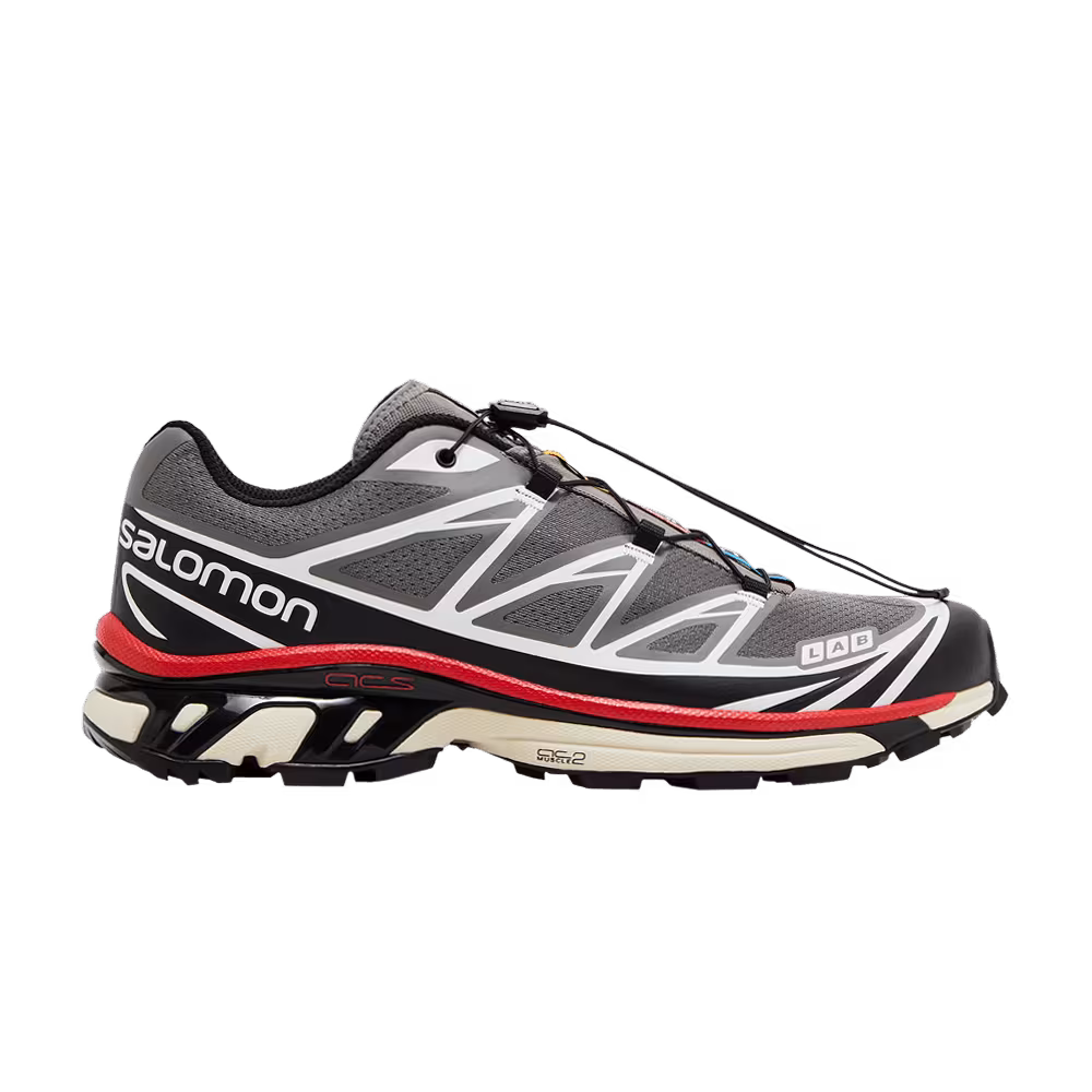 Salomon XT-6 Pewter Aurora Red