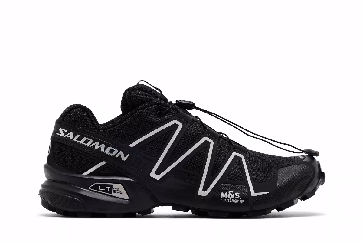 Salomon Speedcross 3 Black Silver, view 2