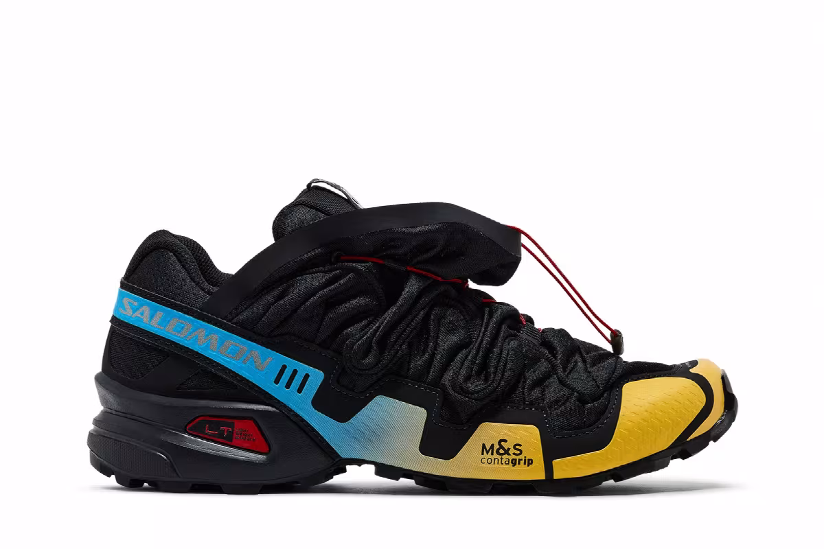 Y/Project x Salomon Speedcross 3 Lemon Transcend Blue, view 2