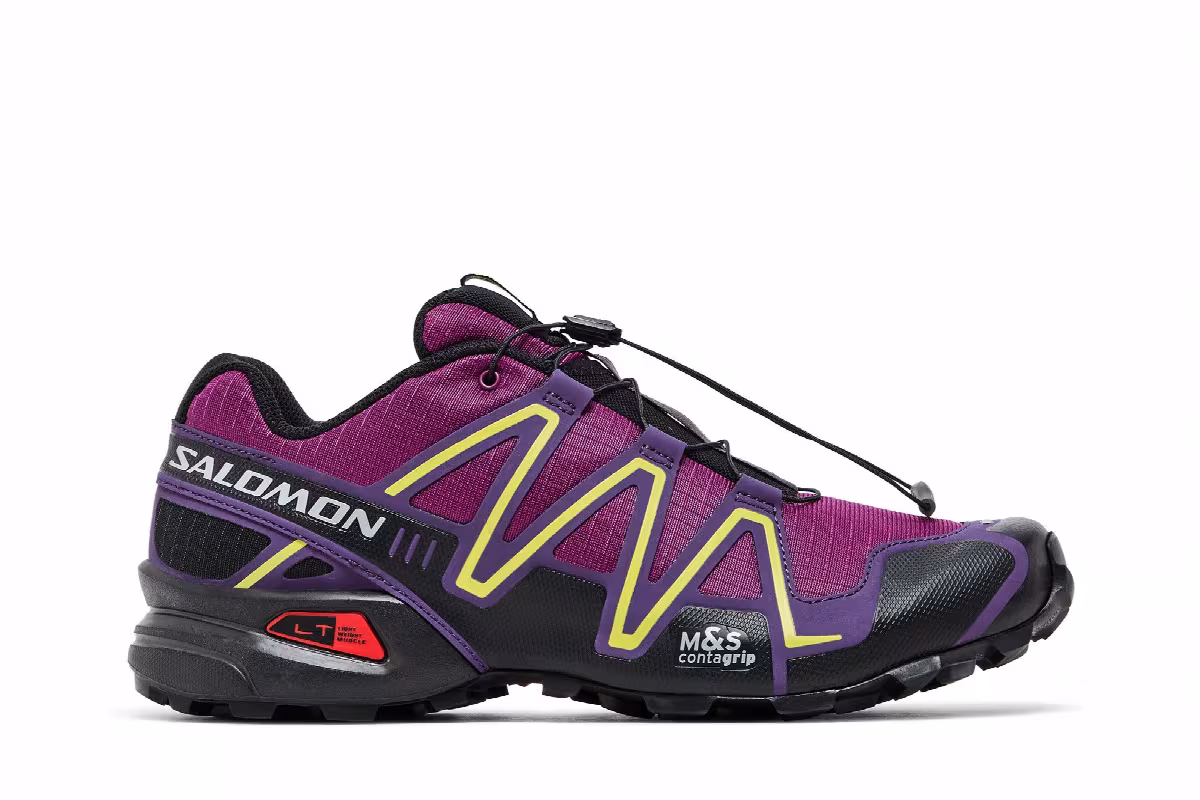 Salomon Speedcross 3 Plum Caspia Crown Jewel, view 2