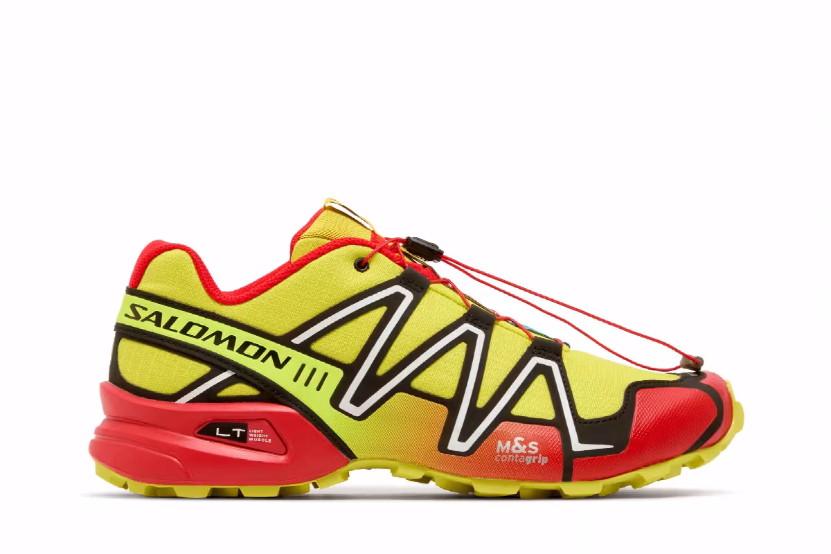 Salomon Speedcross 3 Sulphur Spring High Risk Red, view 2