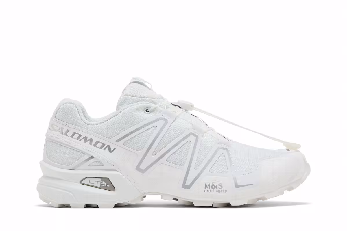 Salomon Speedcross 3 White Silver, view 2