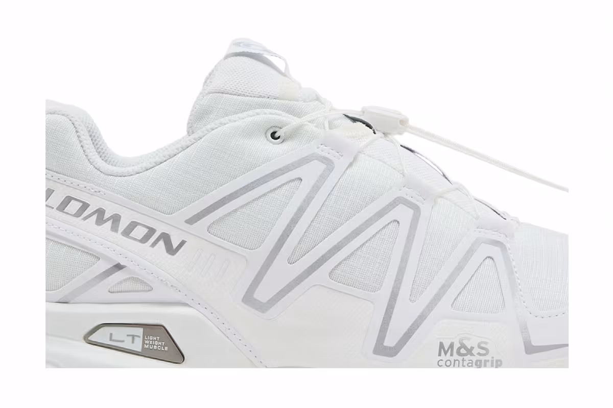 Salomon Speedcross 3 White Silver, view 3
