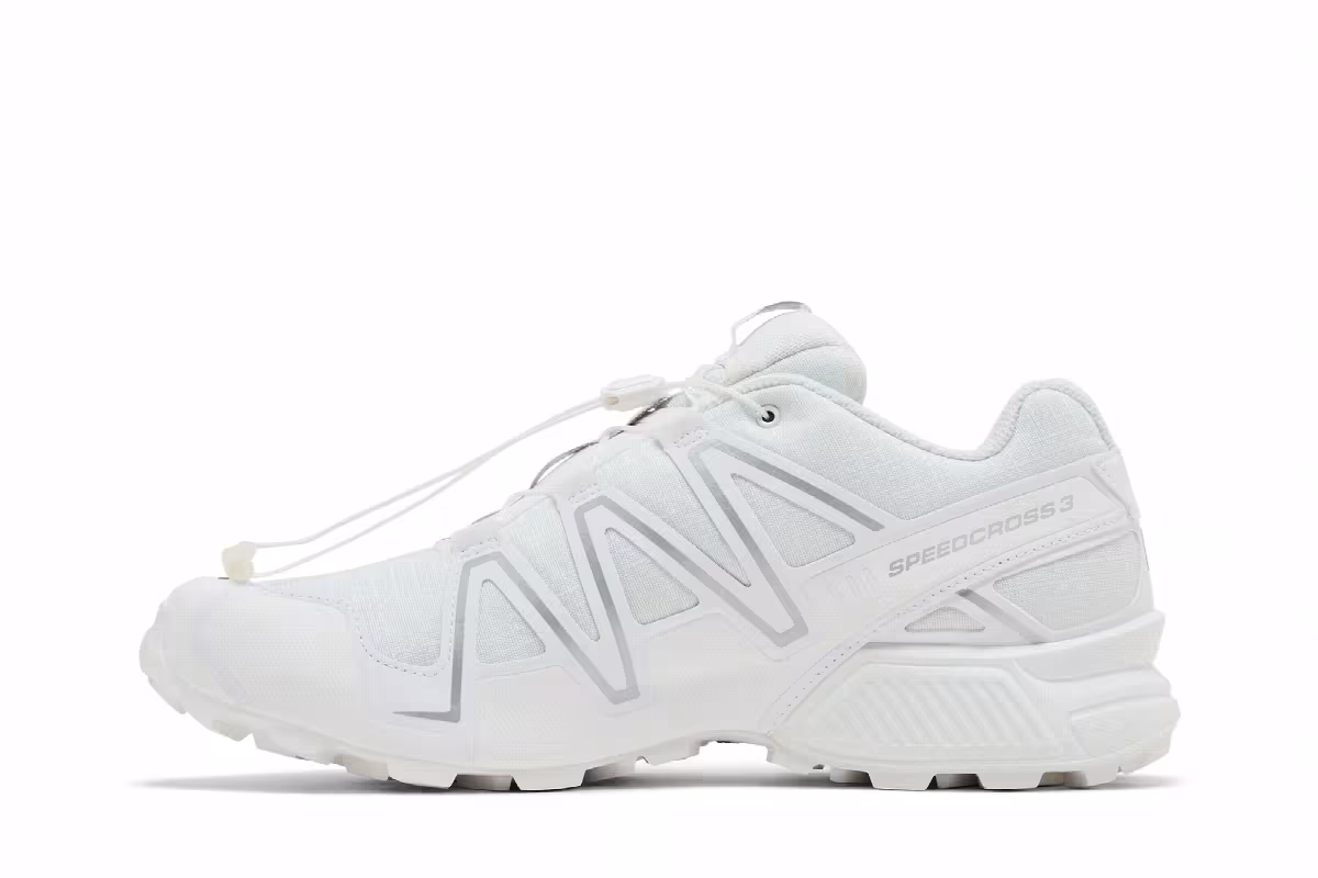 Salomon Speedcross 3 White Silver, view 4