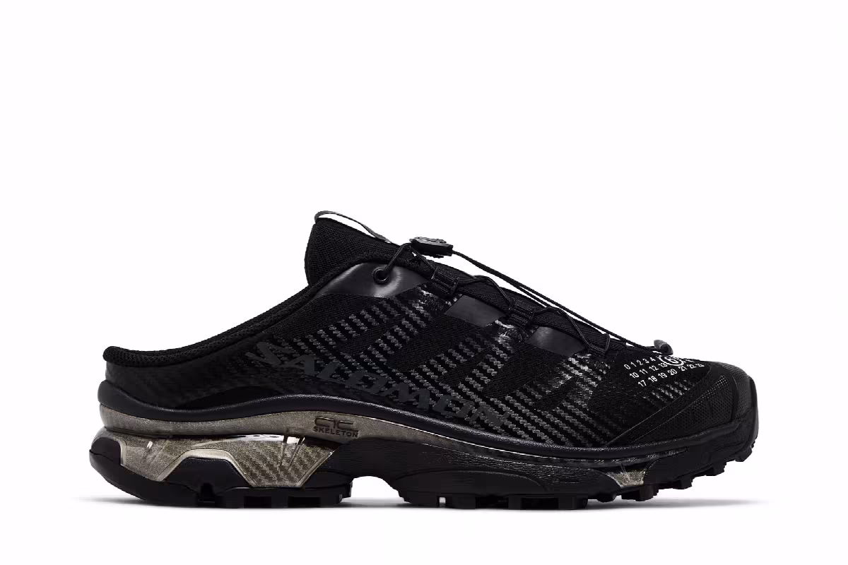 MM6 Maison Margiela x Salomon XT-4 Mule Black, view 2