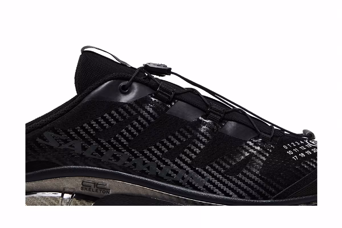 MM6 Maison Margiela x Salomon XT-4 Mule Black, view 3