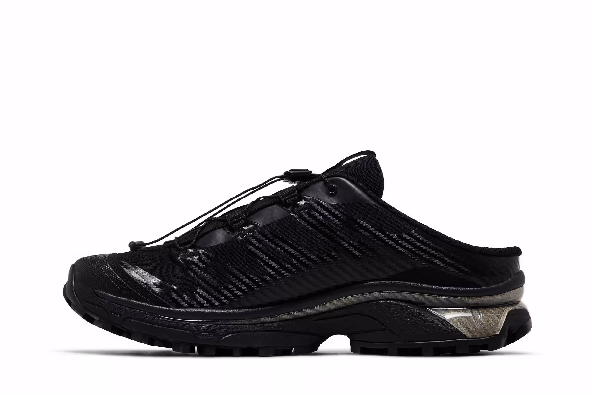 MM6 Maison Margiela x Salomon XT-4 Mule Black, view 4