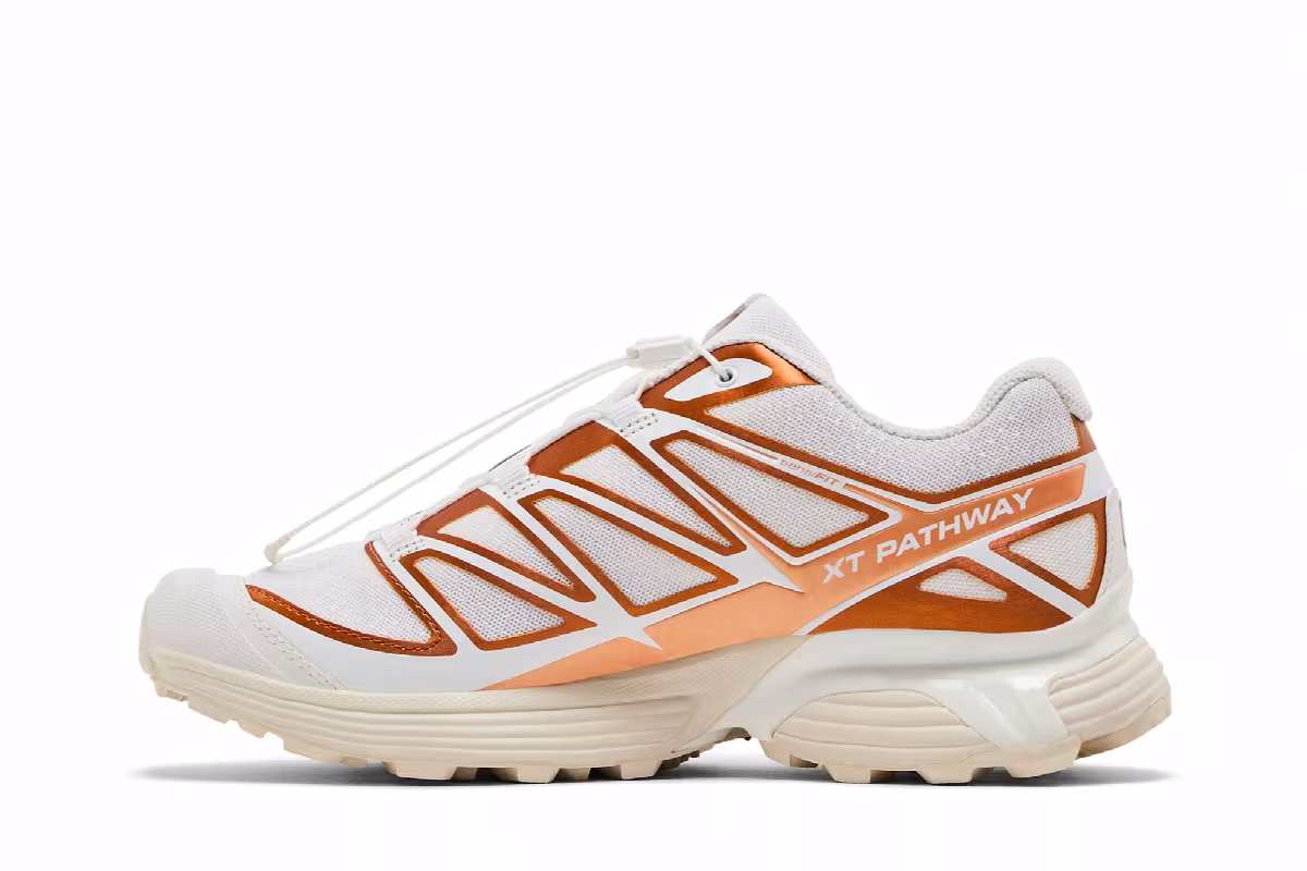 Salomon XT-Pathway Metallic - White Copper, view 4