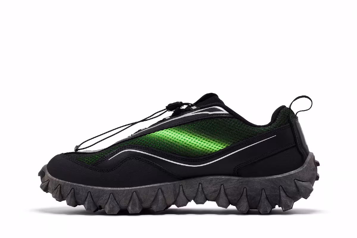 Aries Arise x Salomon Snowclog Black Green Gecko, view 4