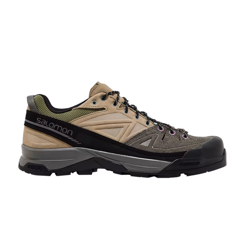 Salomon X-ALP Leather Pewter Vintage Khaki