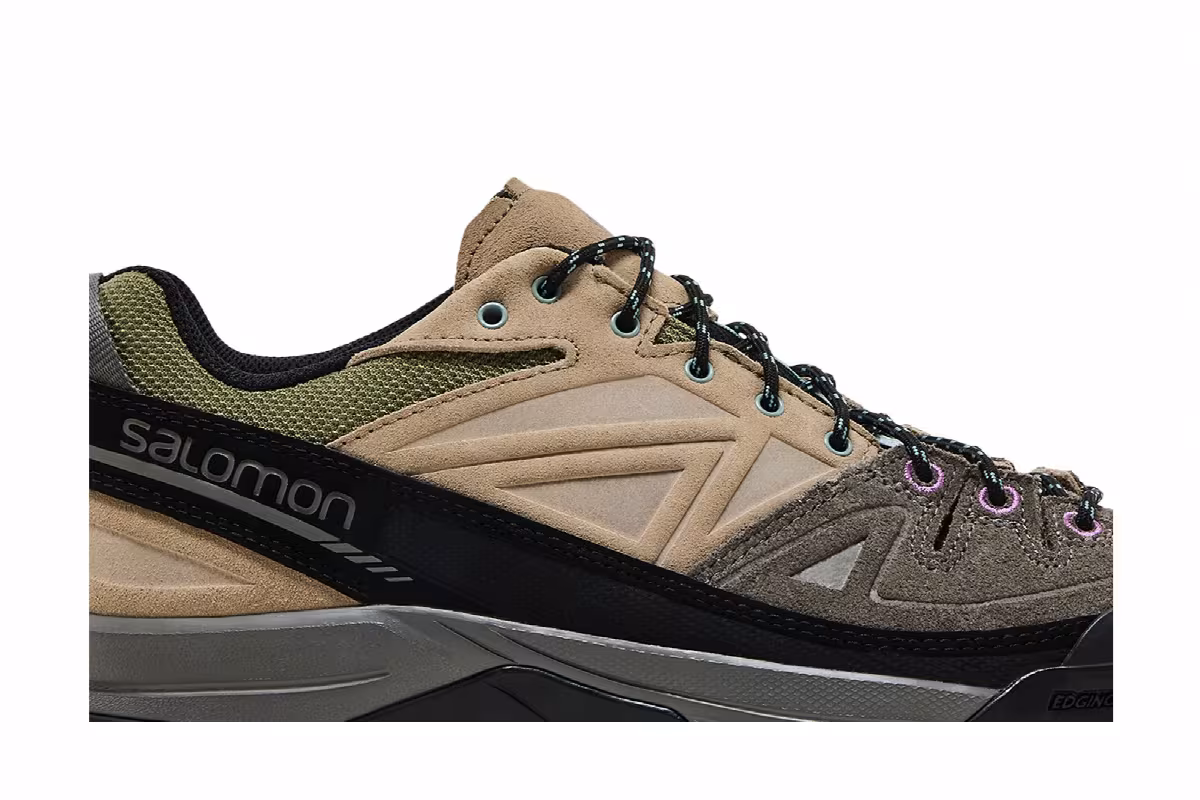Salomon X-ALP Leather Pewter Vintage Khaki, view 3