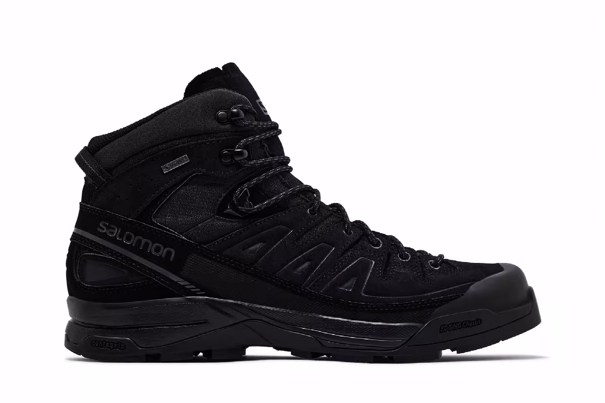Salomon X-ALP Mid Leather GORE-TEX Black Asphalt, view 2