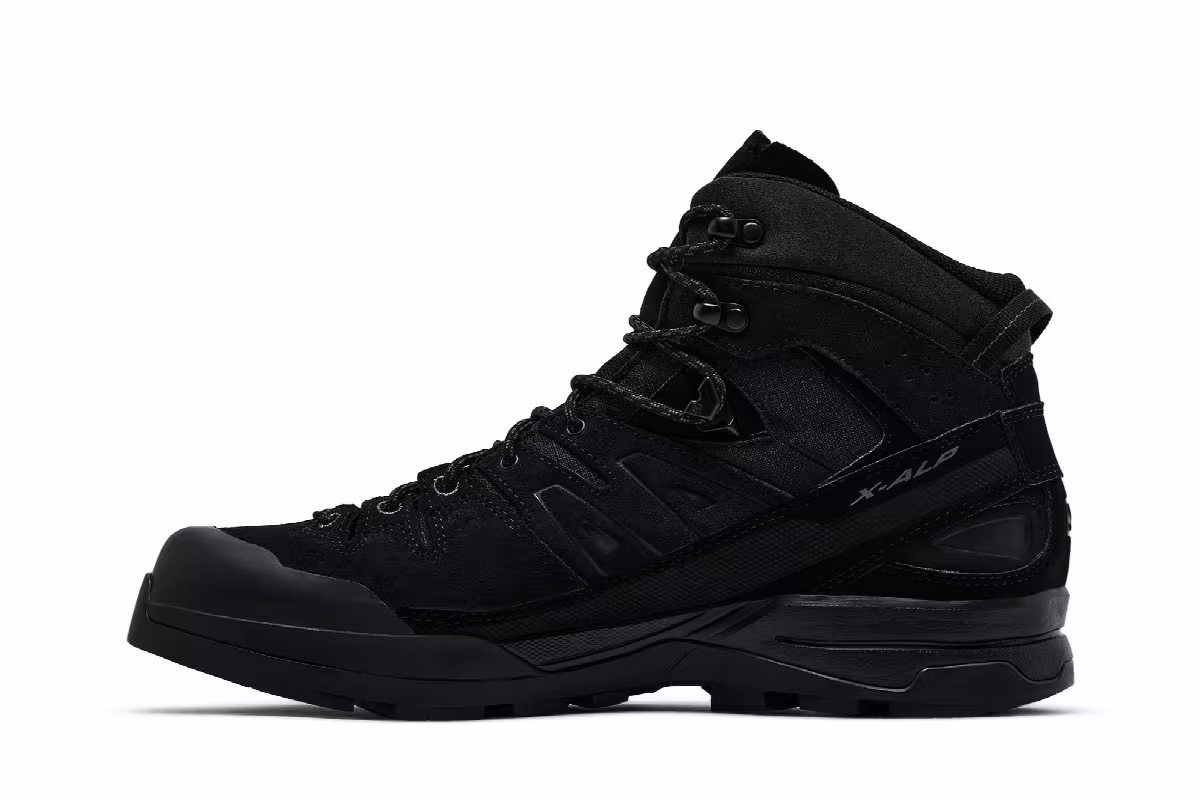 Salomon X-ALP Mid Leather GORE-TEX Black Asphalt, view 4