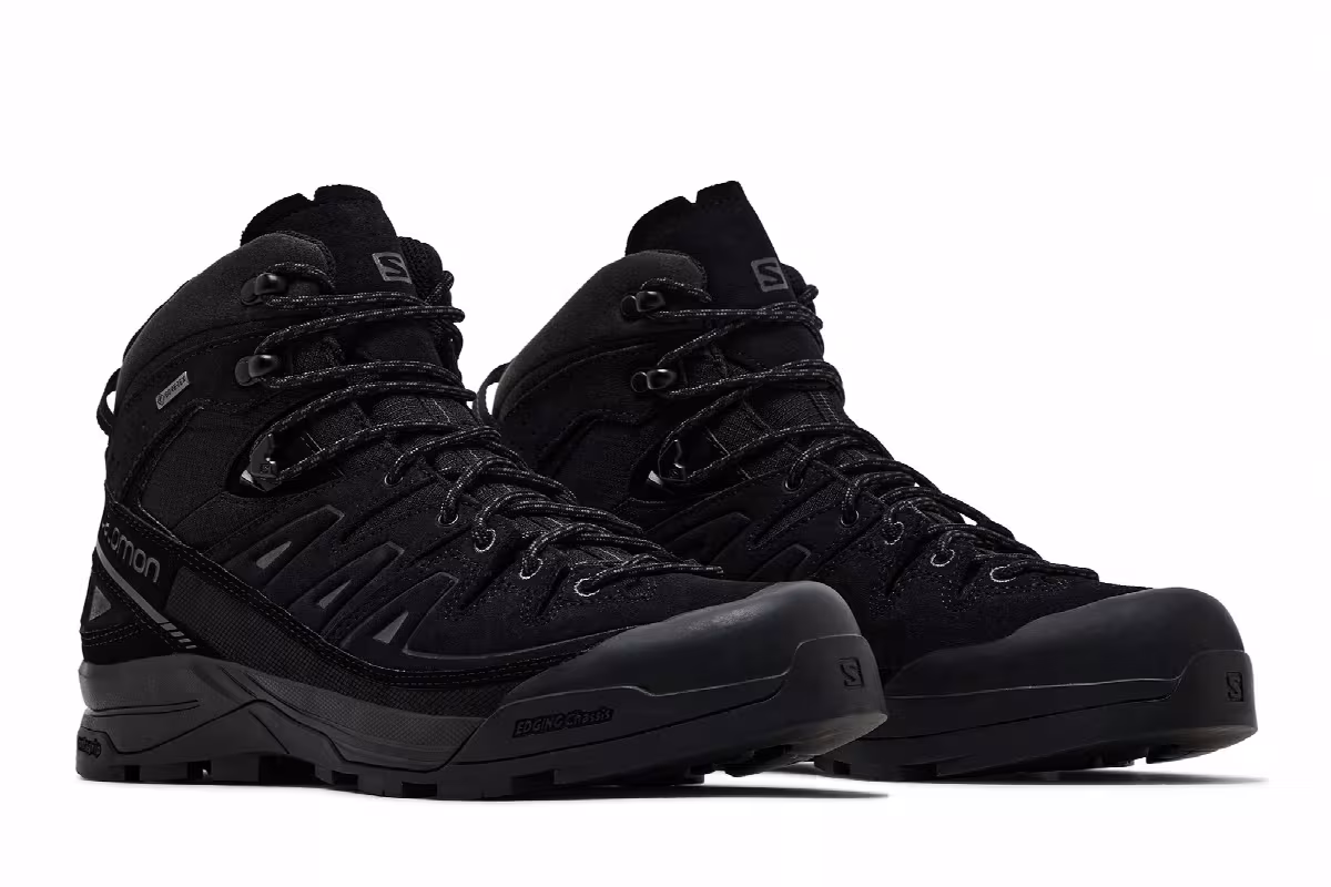 Salomon X-ALP Mid Leather GORE-TEX Black Asphalt, view 9