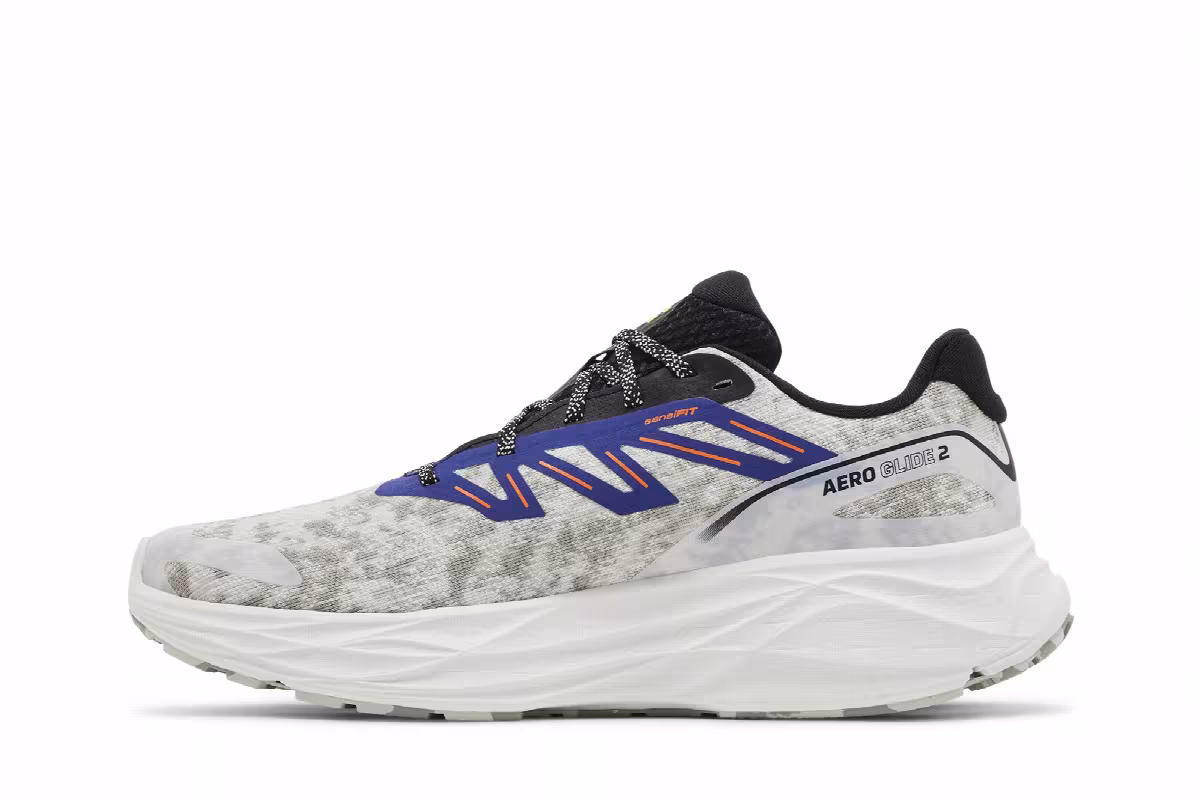 Salomon Aero Glide 2 White Spectrum Blue, view 4