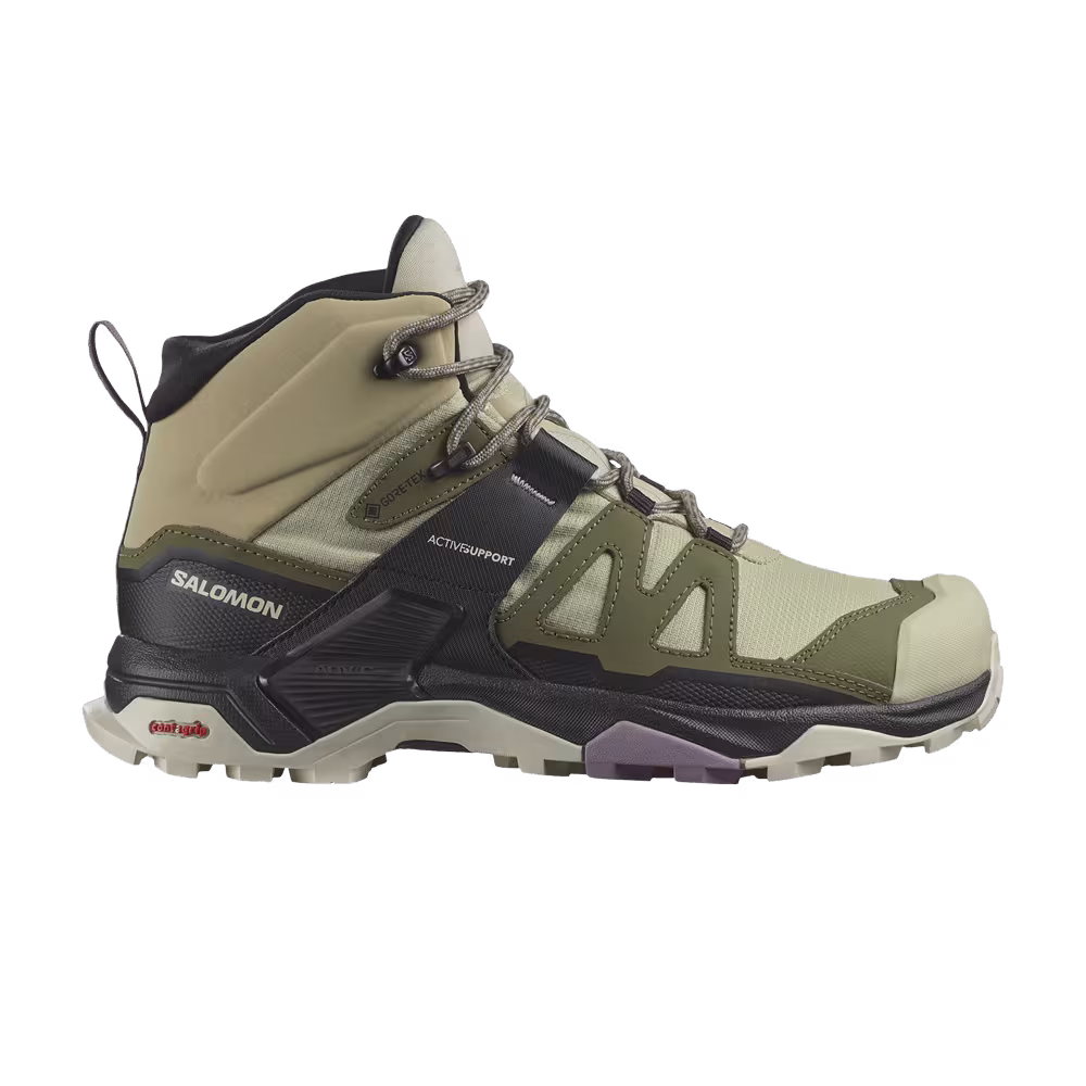 Salomon Women's X Ultra 4 Mid GORE-TEX Alfalfa Deep Lichen Green