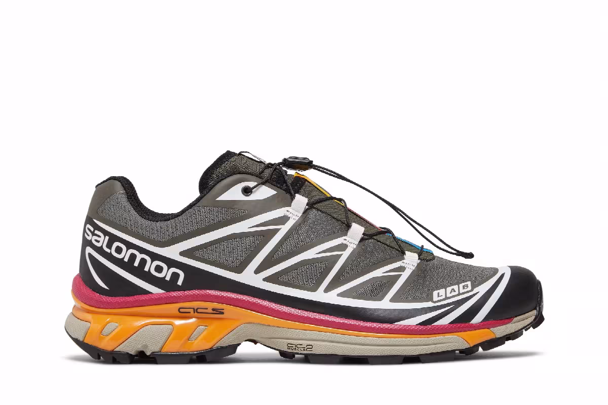 Salomon XT-6 Recut Beluga Russet Orange, view 2
