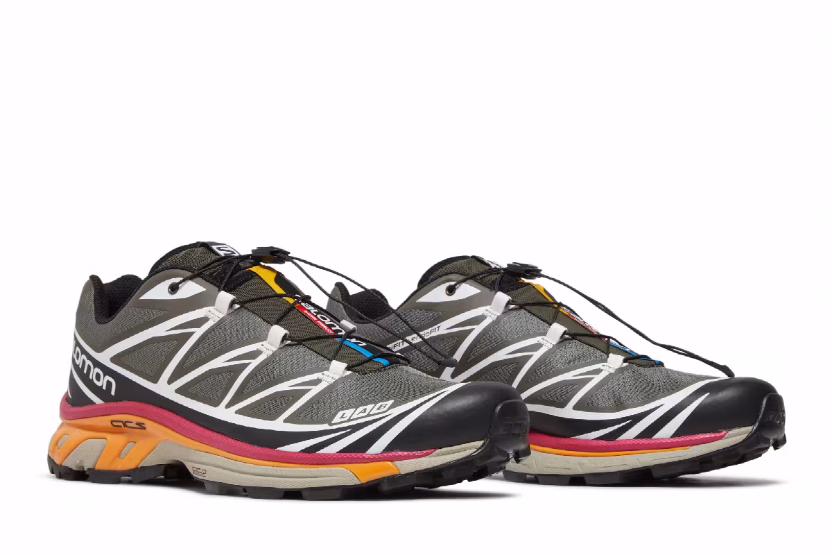 Salomon XT-6 Recut Beluga Russet Orange, view 9