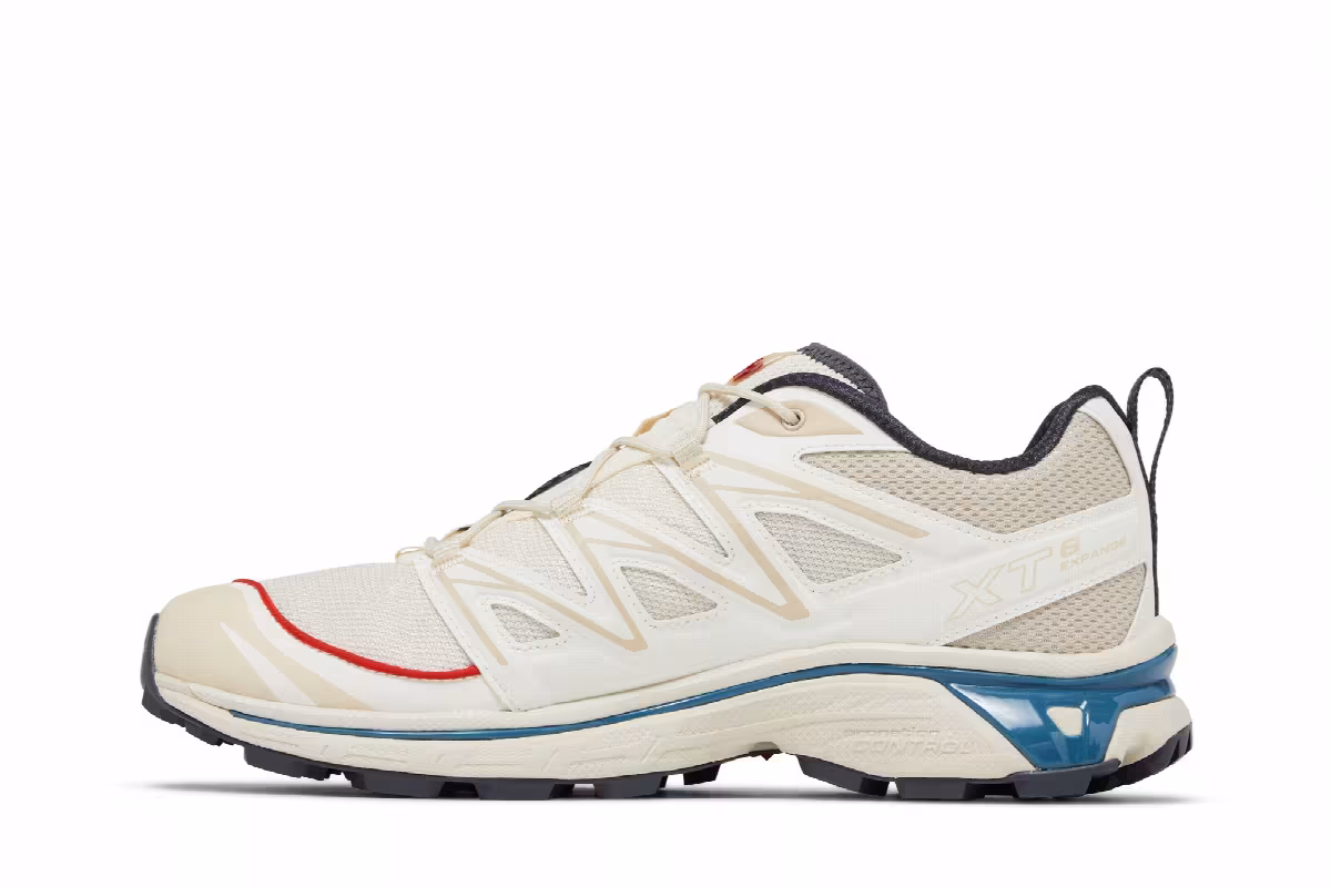 Salomon XT-6 Expanse Almond Milk Aegean Blue, view 4