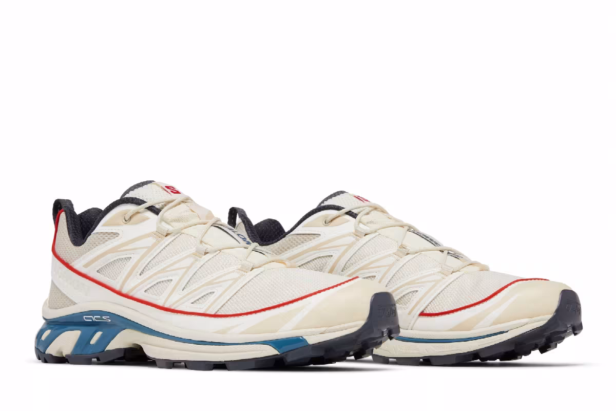 Salomon XT-6 Expanse Almond Milk Aegean Blue, view 9