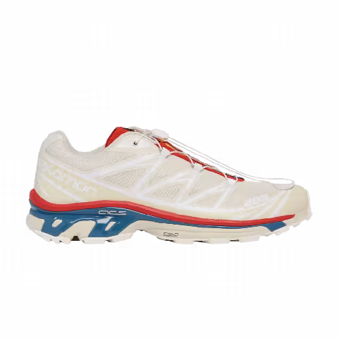 Salomon XT-6 'Almond Milk Aurora Red'