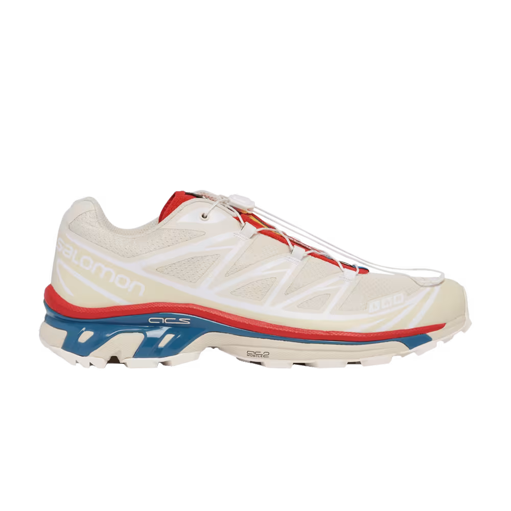 Salomon XT-6 Almond Milk Aurora Red