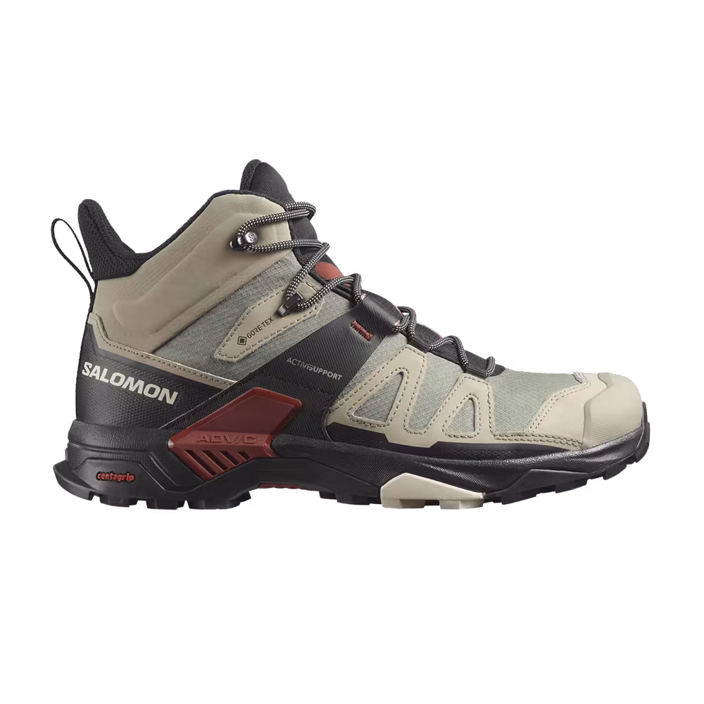 Salomon X Ultra 4 Mid GORE-TEX Vintage Khaki Black