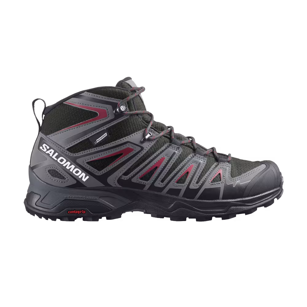 Salomon X Ultra Pioneer Mid CSWP Peat Biking Red