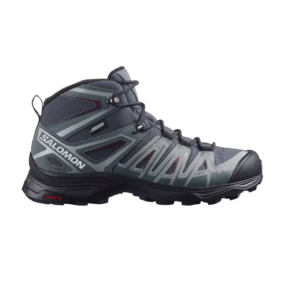 Salomon Women's X Ultra Pioneer Mid CSWP Ebony Stormy Weather