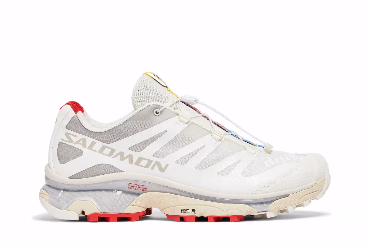 Salomon XT-4 OG Vanilla Ice Fiery Red, view 2