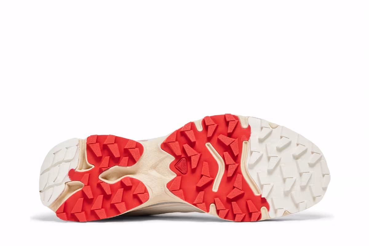Salomon XT-4 OG Vanilla Ice Fiery Red, view 5