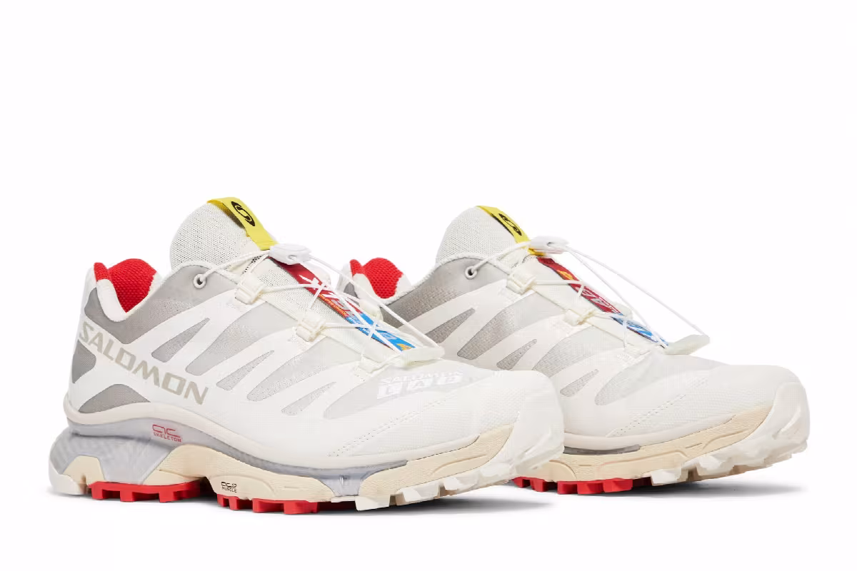 Salomon XT-4 OG Vanilla Ice Fiery Red, view 9