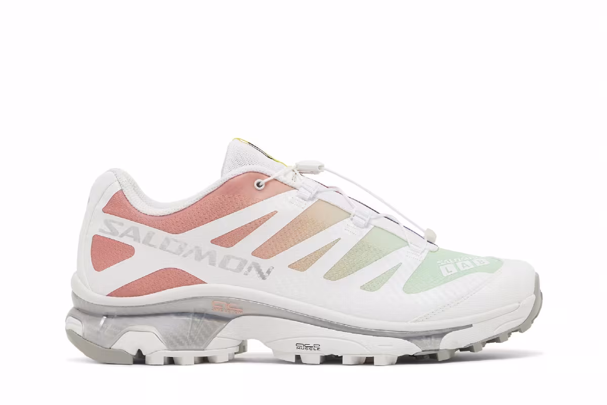 Salomon XT-4 OG Green Ash Coral, view 2