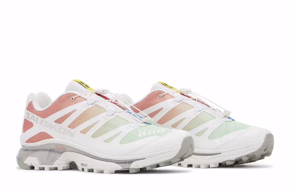 Salomon XT-4 OG Green Ash Coral, view 9
