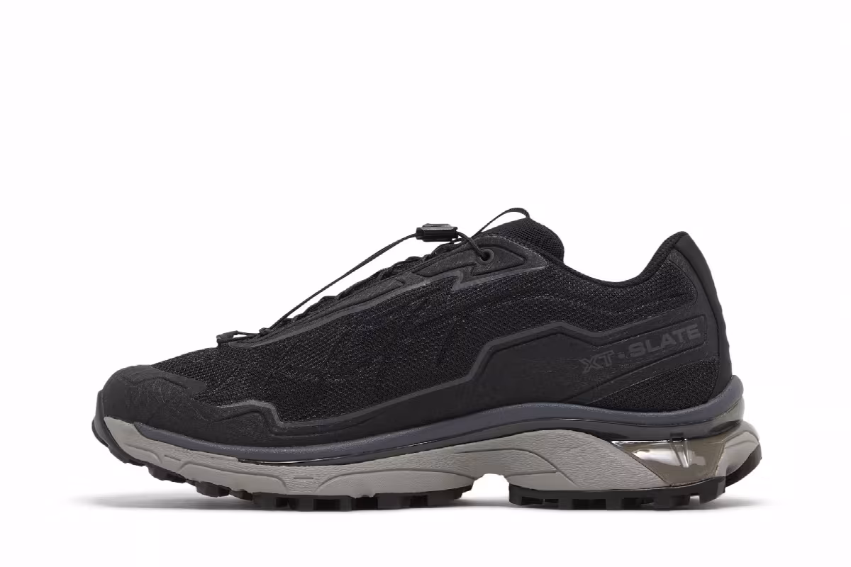 Salomon XT-Slate Advanced Black Frost Grey, view 4