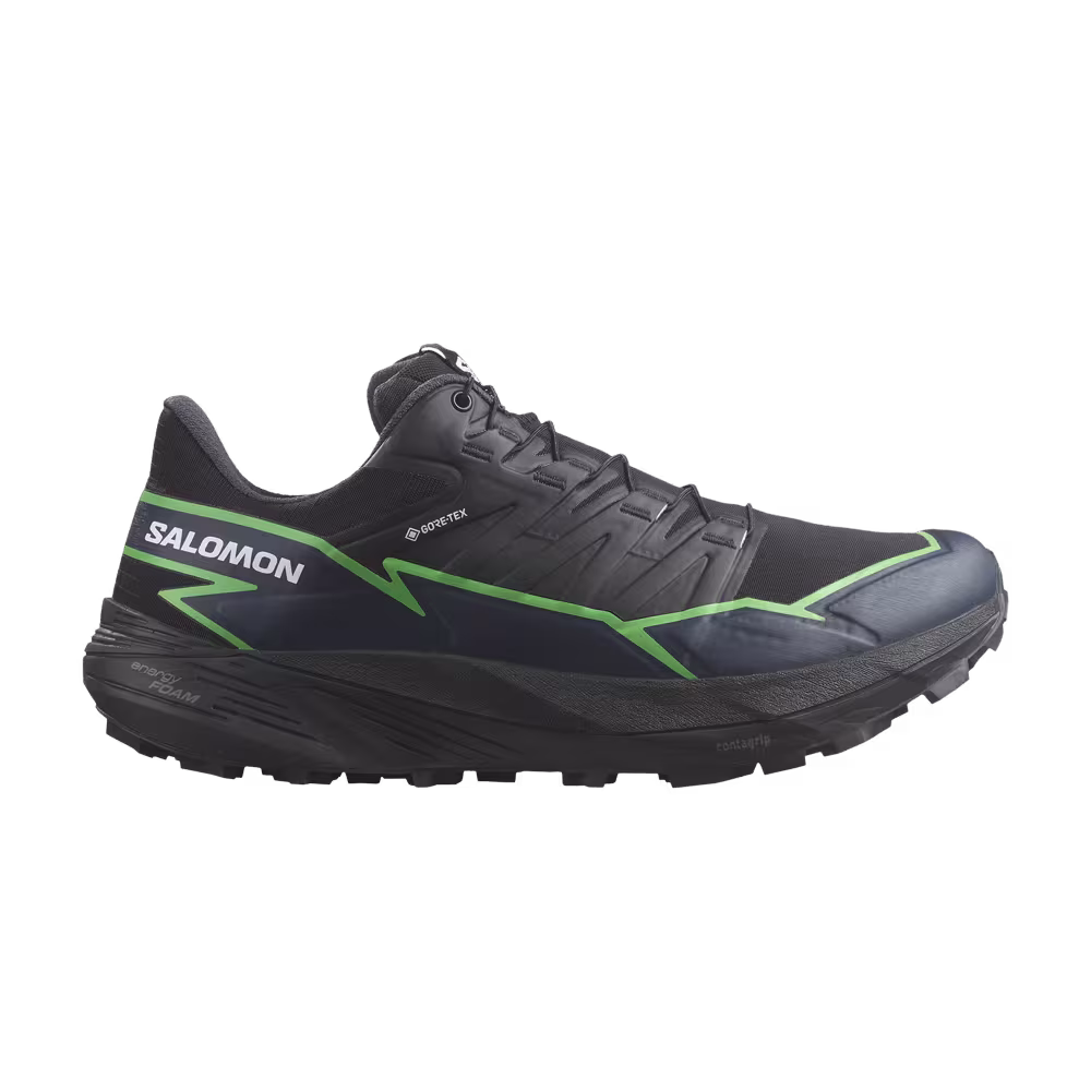 Salomon Thundercross GORE-TEX Black Green Gecko
