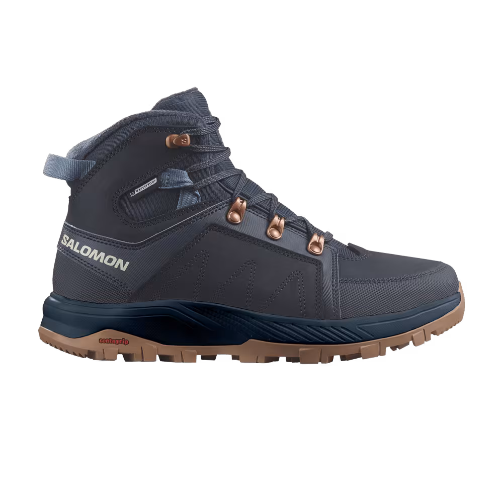 Salomon Women's Outchill Thinsulate CSWP Carbon Bering Sea