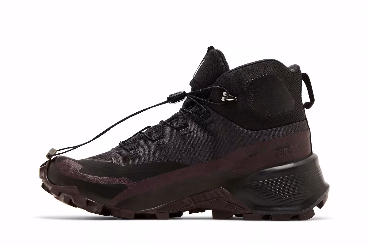 Salomon Women's Cross Hike 2 Mid GORE-TEX Black Chocolate Plum, view 4
