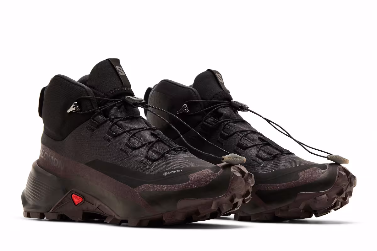 Salomon Women's Cross Hike 2 Mid GORE-TEX Black Chocolate Plum, view 9