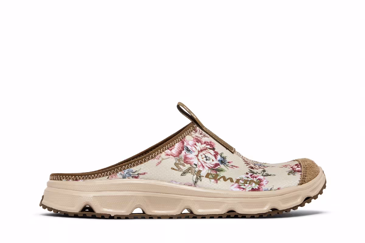 BEAMS x Salomon RX Slide 3.0 Flowers, view 2