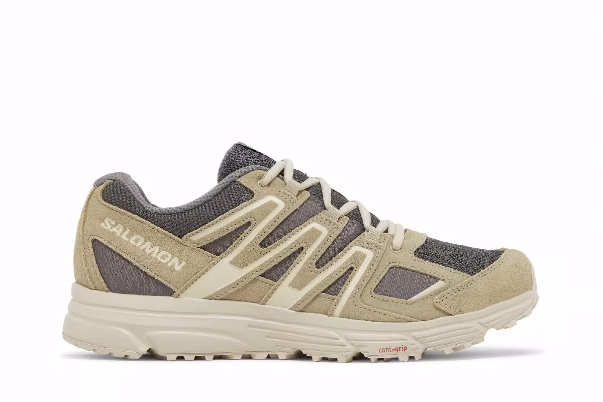 Salomon X-Mission 4 Suede Pewter Moss Grey, view 2